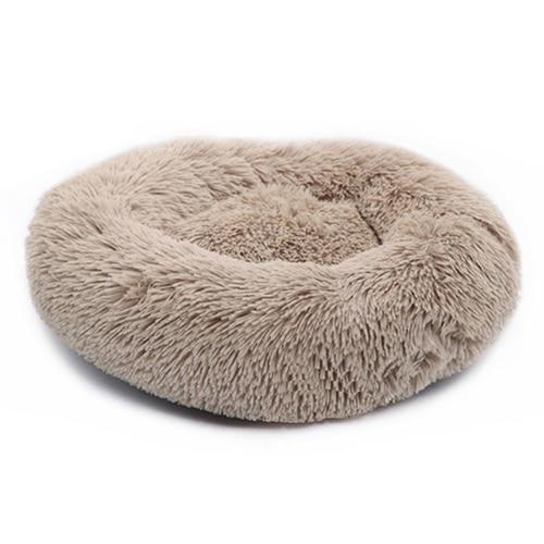 Calming Dog Bed With Luxuriously Soft Faux Fur Cushioning