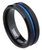 Thin Blue Line Tungsten Carbide Ring - Fashionable, Durable and Stylish