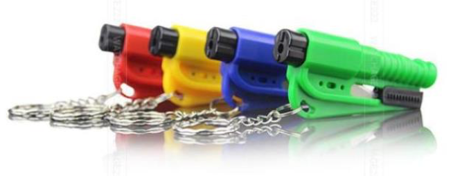 3-in-1 Mini Car Emergency Rescue/Escape Safety Tool - Provides the Easiest Way to Exit or Enter a Car in an Emergency