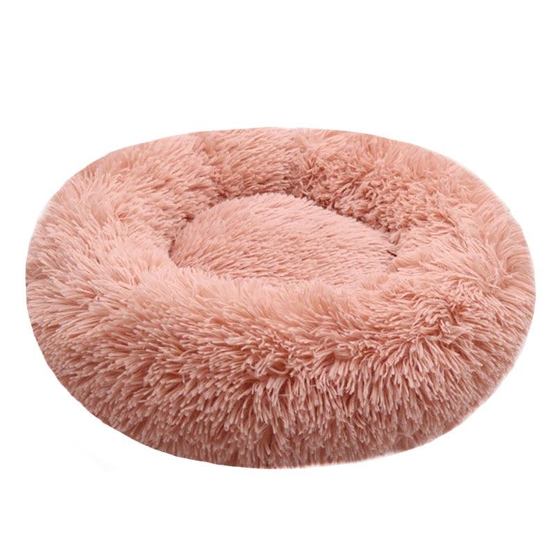 Calming Dog Bed With Luxuriously Soft Faux Fur Cushioning