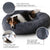 Calming Dog Bed With Luxuriously Soft Faux Fur Cushioning