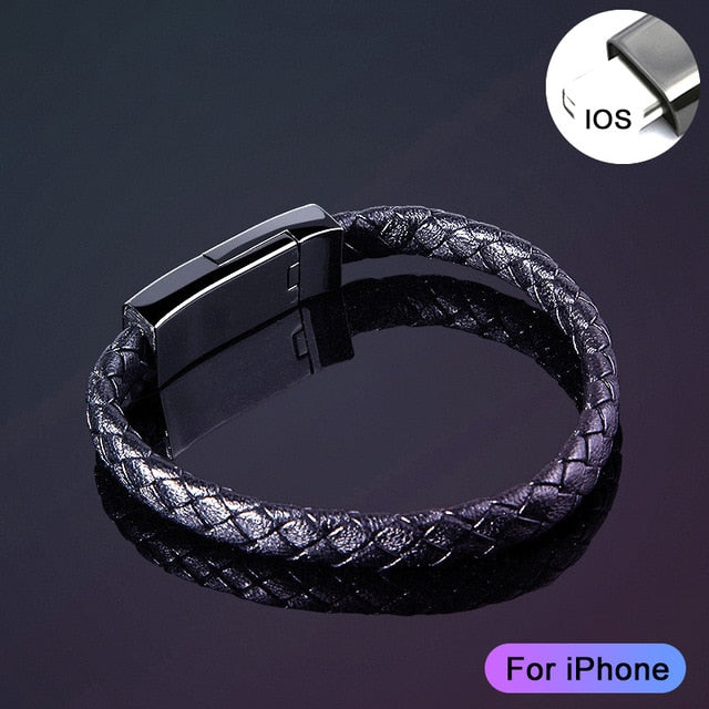 USB Phone Charger Cable Bracelet