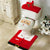 Decorative Christmas Toilet Seat Cover Set