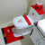 Decorative Christmas Toilet Seat Cover Set