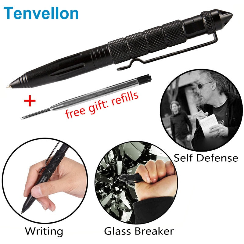 Self Defense Supplies Self-Defense Pen Tactical Defense Pen Sharp head Personal defense tool With Writing Function