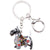 Enamel Metal Scottish Terrier Dog Key Chain