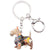 Enamel Metal Scottish Terrier Dog Key Chain