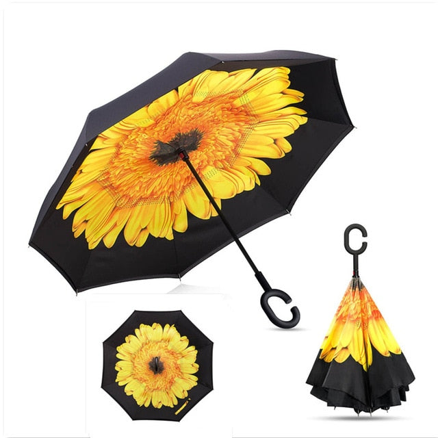 Reverse Folding Umbrella