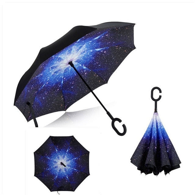 Reverse Folding Umbrella