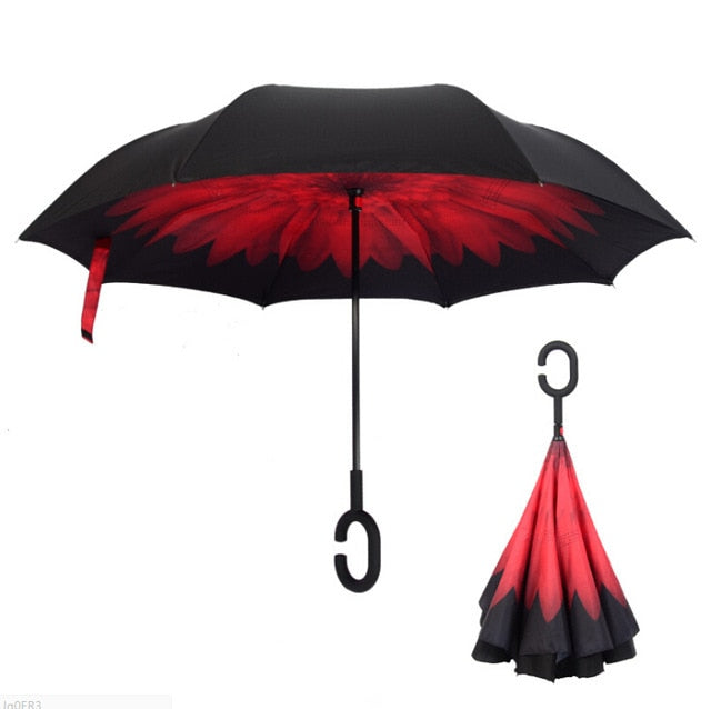 Reverse Folding Umbrella