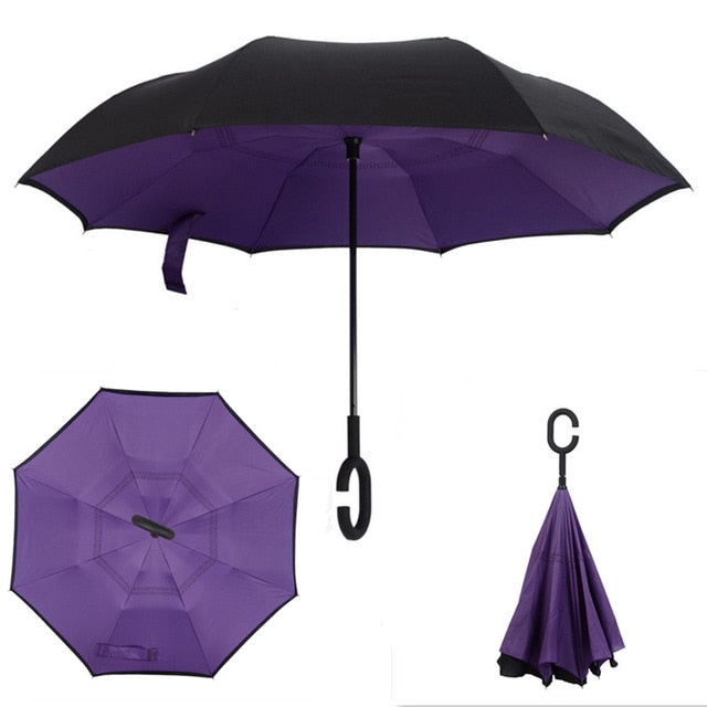 Reverse Folding Umbrella