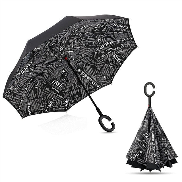 Reverse Folding Umbrella