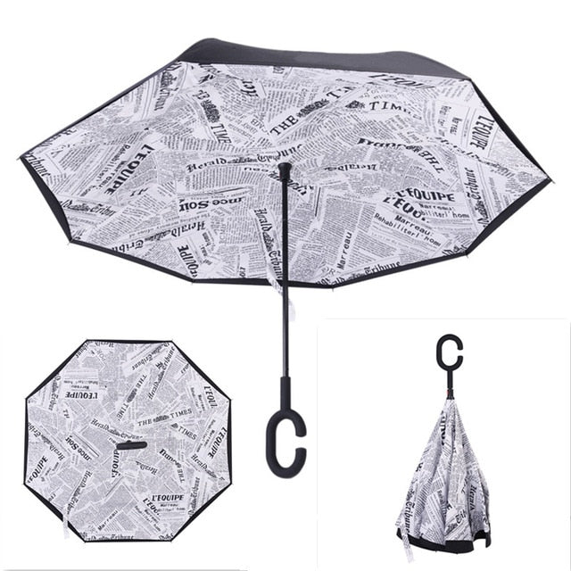 Reverse Folding Umbrella