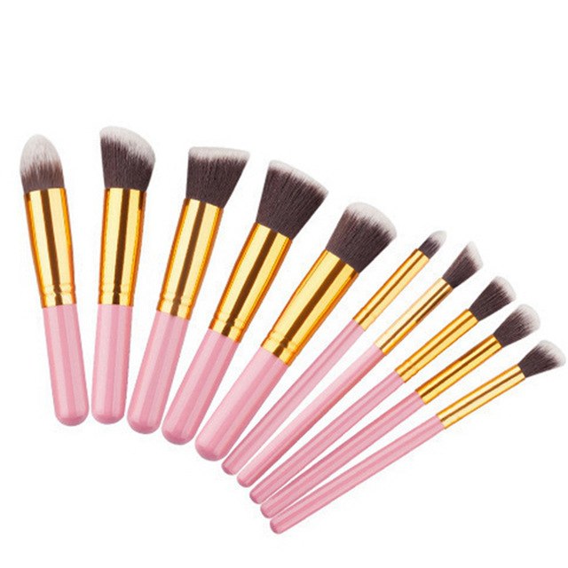 10 Pcs Makeup Brush Set