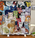 Shower Curtain With 3D Cat Designs