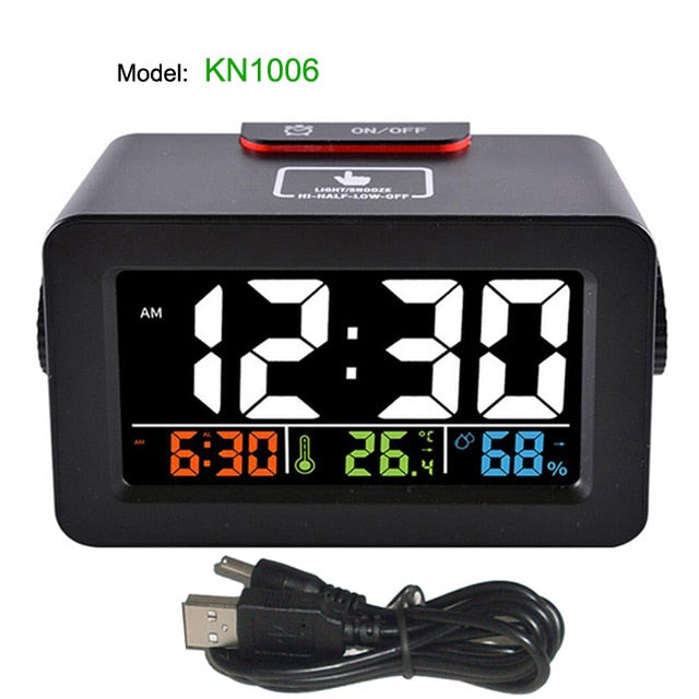 Digital Alarm Clock with Temperature and Humidity