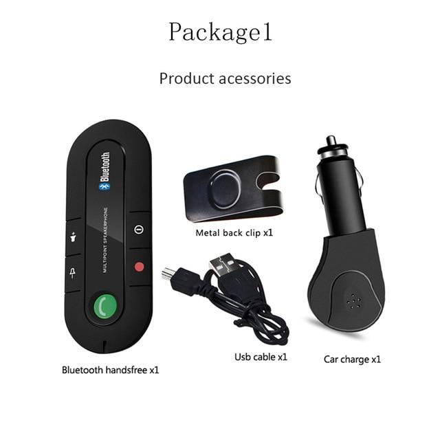 Handsfree Wireless Bluetooth Speaker Car Kit