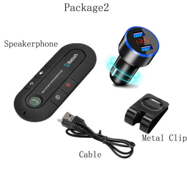 Handsfree Wireless Bluetooth Speaker Car Kit