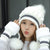 Womens Beenie Hat with Faux Fur PomPom and Glove Set